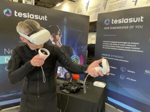 AVRT software seamlessly syncing with Teslasuit hardware